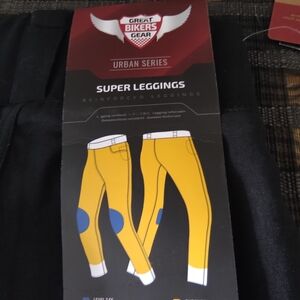 Kevlar Armoured Bikers Tights Black In Color